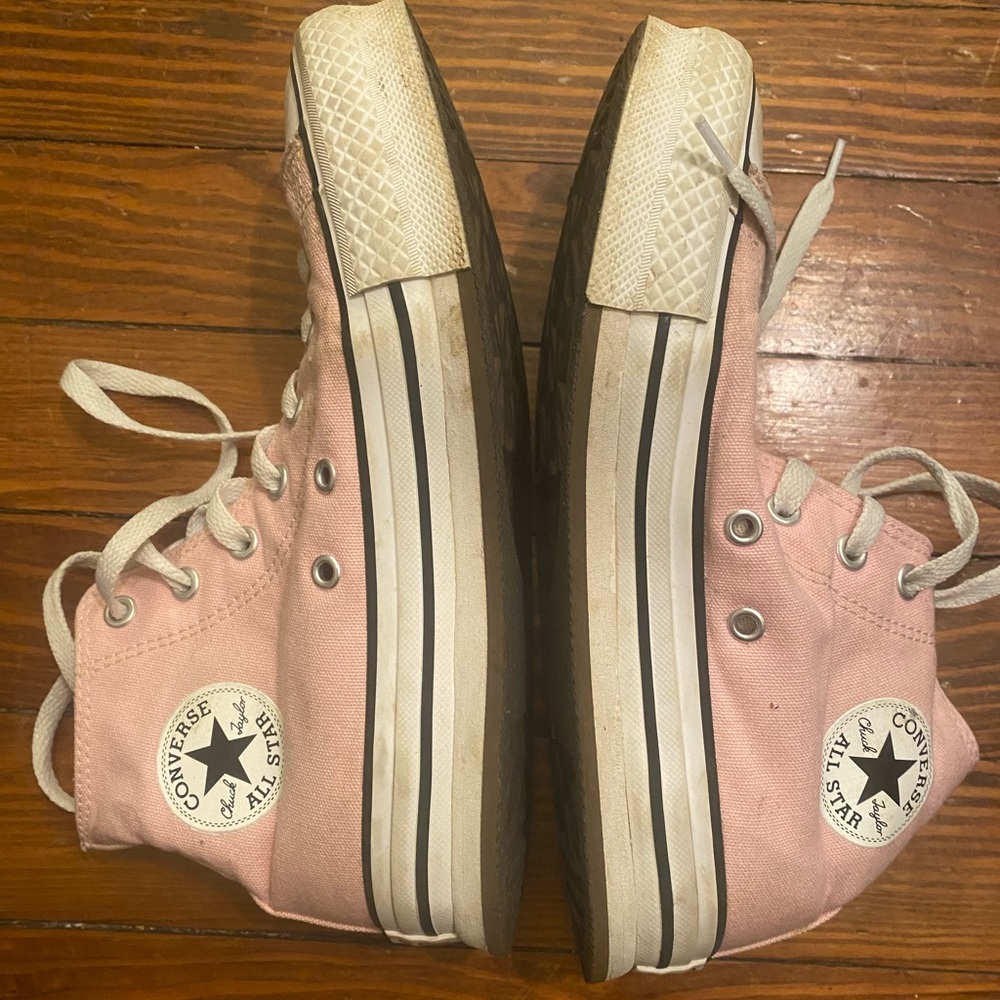 Converse Kids Pink High-Top Sneakers